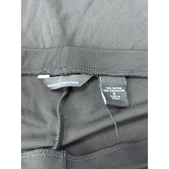 Black Wide-Leg Pants By Moda International S - Picture 9 of 9